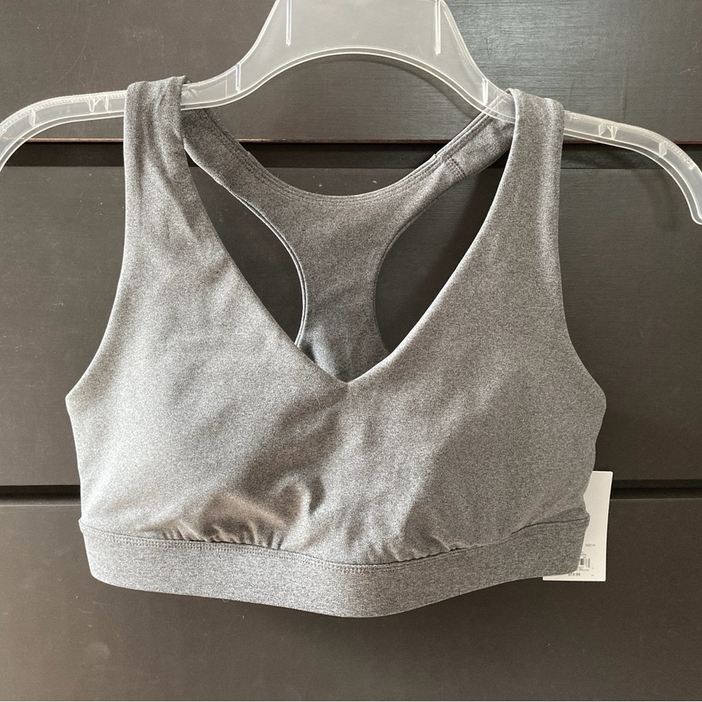 Tek Gear Charcoal Gray Sports Bra